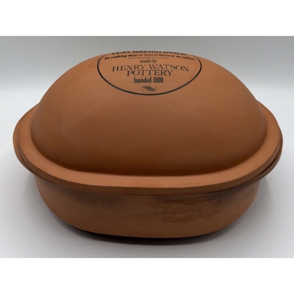 Vintage The Original Clay Baking Brick Henry Watson Pottery England Discontinued